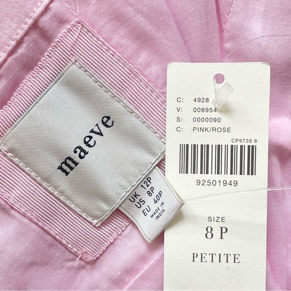 Anthropologie The Brynne 3D Spaghetti-Strap Dress by Maeve 8P - Picture 13 of 15